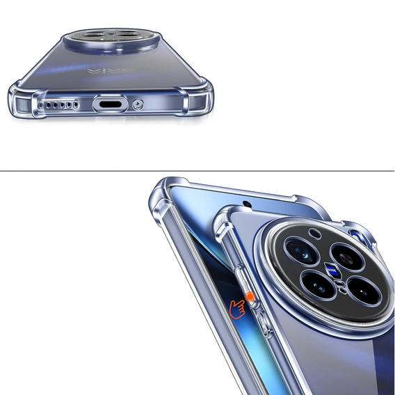 Etui do Vivo X200 Pro 5G, Dropproof, przezroczyste