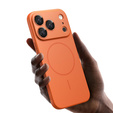 Etui do iPhone 17 Pro, do MagSafe, ze szkłem na aparat – pomarańczowe
