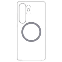 Oryginalne Etui do Samsung Galaxy S25, Clear Magnet Cover, przezroczyste