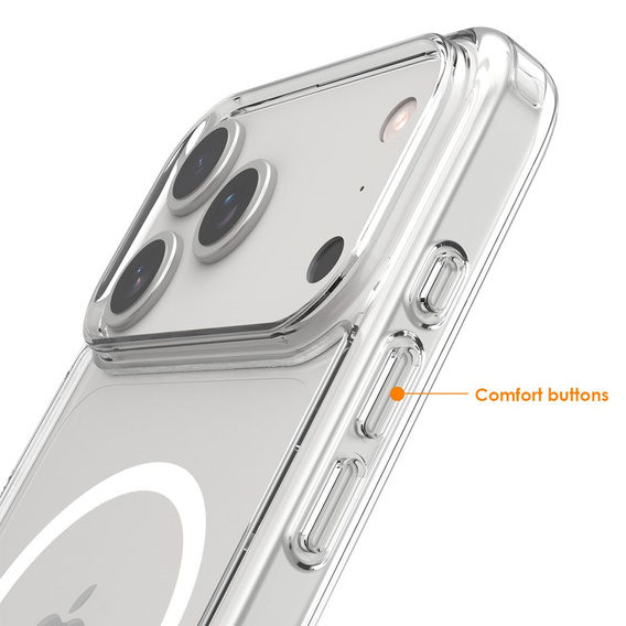 Przezroczyste etui TPU + PC z MagSafe do iPhone Air – smukła ochrona z funkcją magnetyczną
