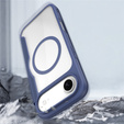 Etui z klapką Dux Ducis do iPhone Air, Skin X Pro, do MagSafe, granatowe