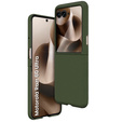 Etui do Motorola Razr 60 Ultra, PC Case, ze szkłem, zielone