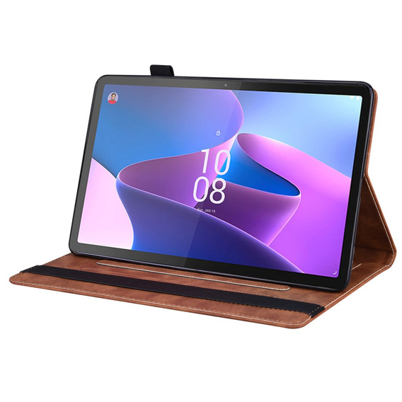 Etui do Lenovo Tab P11 Pro Gen 2 TB132FU TB132XU 11.2", Classic, z miejscem na rysik, brązowe