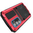 Etui pancerne do Samsung Galaxy S25+ Plus, R-JUST, czerwone