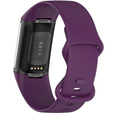 Pasek silikonowy do Fitbit Charge 5, Fioletowy