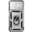 Etui pancerne do Xiaomi Poco M4 Pro 4G, CamShield Slide, srebrne
