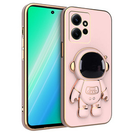 Etui do Xiaomi Redmi Note 12 4G, Astronaut, różowe rose gold