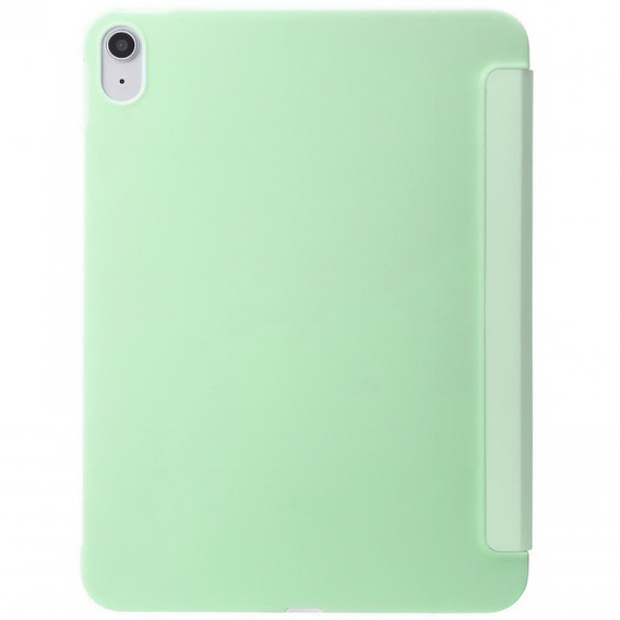 Etui do iPad 11" 2025 A16 (11 gen.) / iPad 10.9" 2022 (10 gen.), Smart Pencil, z miejscem na rysik, jasnozielone