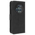 Etui z klapką do Honor Magic 5 Pro 5G, Card Slot, czarne