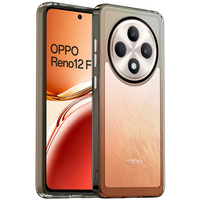 Etui do Oppo Reno 12FS / 12F, Fusion Hybrid, przezroczyste / czarne