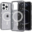 Etui do iPhone 14 Pro, Dropproof MagSafe Glitter, czarne