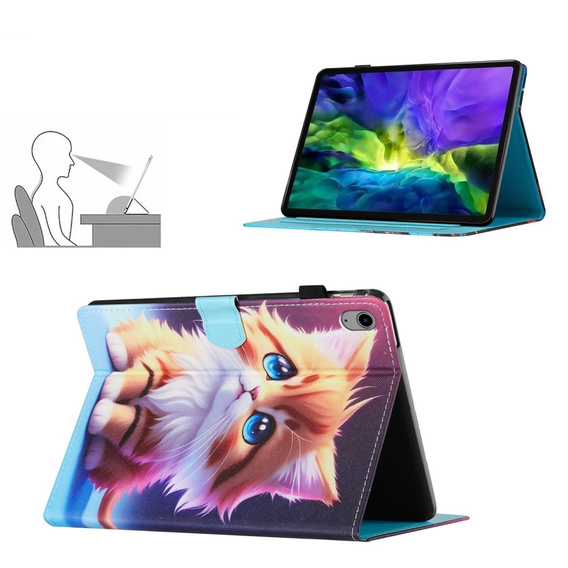 Etui do iPad 10.9" 2022 (10 gen.) / iPad 11" 2025 A16 (11 gen.), z klapką, cat