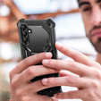 Pancerne Etui Supcase i-Blason Armorbox SP do Galaxy S24 FE, z klipsem i podstawką, czarne