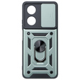 Etui pancerne do Oppo A58 4G, CamShield Slide, zielone