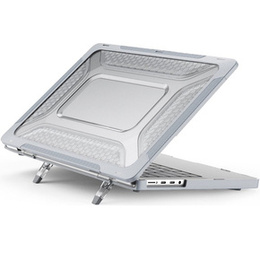 Etui Pancerne Kickstand do Macbook Pro 14 2021 A2442 2022/2023/2024/2025, Szare