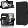 Etui z klapką do Motorola Moto G56 5G, Card Slot, czarne