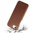 Skórzane etui ERBORD do iPhone 7/8/SE 2020/SE 2022, Leather Grain, Brown