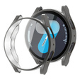2w1 Etui z Osłoną na Ekran do Samsung Galaxy Watch 7 44mm, Czarne