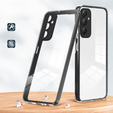 Etui do Samsung Galaxy M34 5G, Fusion Hybrid, z ochroną aparatu, przezroczyste / czarne