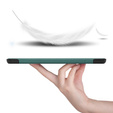 Etui do Samsung Galaxy Tab S9 FE / S10 FE, Tri-fold, z miejscem na rysik, zielone