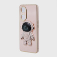 Etui do Oppo A98 5G, Astronaut, różowe