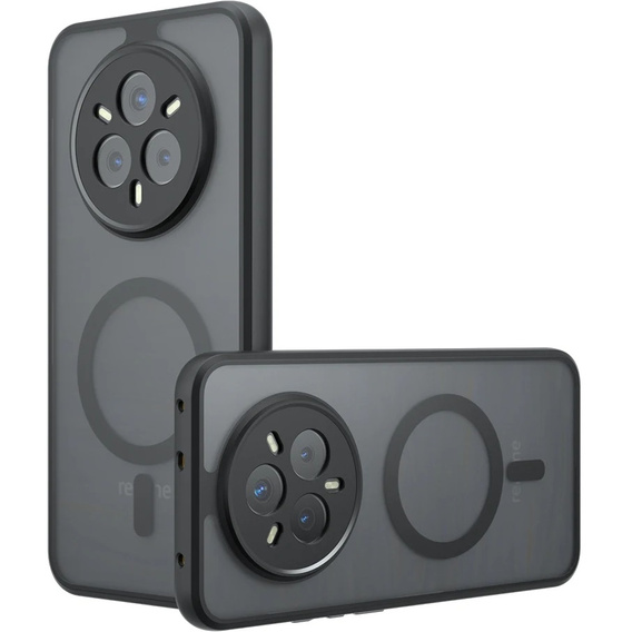 Etui do Realme 14 Pro+ 5G, do MagSafe, ERBORD Matt Case, czarny