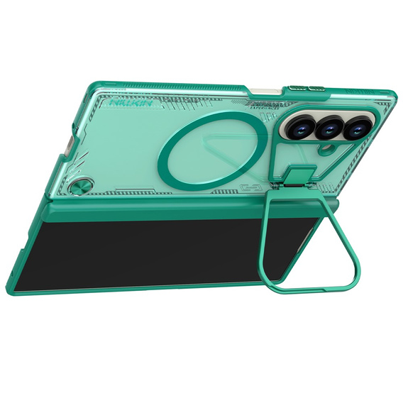 Etui do Samsung Galaxy Z Fold7 5G, pancerne Nillkin, Icelade Prop, do Magsafe, zielone