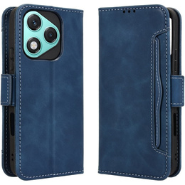 Etui z klapką do Honor 400 Lite, Card Slot, granatowe