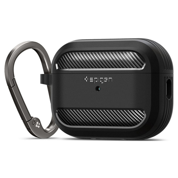 Etui SPIGEN  na Słuchawki Airpods Pro 1 / 2, Rugged Armor, Matte Black