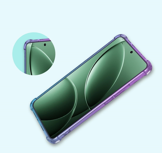 Etui Gradient Dropproof do Xiaomi Poco F7 Ultra, Fioletowe / niebieskie