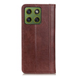 Etui z klapką do Motorola Edge 70, Split Leather, brązowe