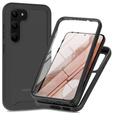 Etui do Samsung Galaxy S23, Shockproof, z folią, czarne
