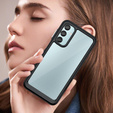 Etui do Samsung Galaxy M15 5G, Fusion Hybrid, przezroczyste / czarne