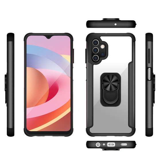Etui Hybrid KickStand Ring do Samsung Galaxy A32 5G, Black
