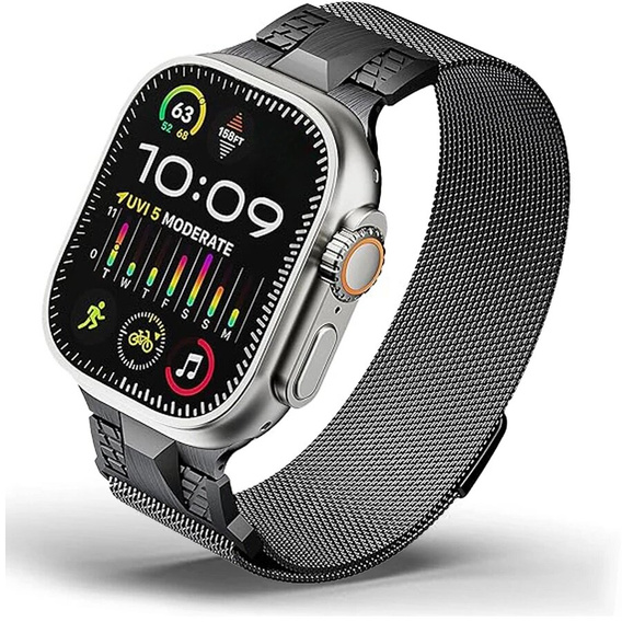 Bransoleta do Apple Watch 1/2/3/4/5/6/7/8/9/10/11/SE Ultra 1/2/3 42/44/45/46/49mm, Szara