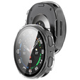 2w1 Etui + Szkło Hartowane do Samsung Galaxy Watch 8 40mm, Przezroczyste