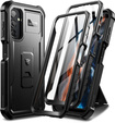 Etui pancerne do Samsung Galaxy A25 5G, Dexnor Full Body (Two Frames), czarne