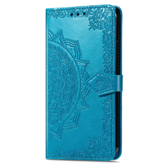 Etui z klapką do Infinix Note 30 5G, Mandala, niebieskie