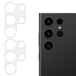 2x Szkło hartowane na aparat ERBORD do Samsung Galaxy S23 Ultra, przezroczyste