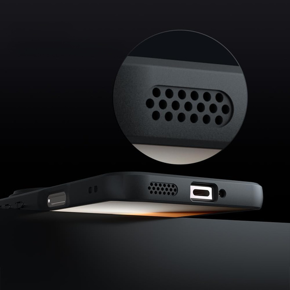 Etui do Honor Magic 8 Pro, Fusion Hybrid, matowe czarne