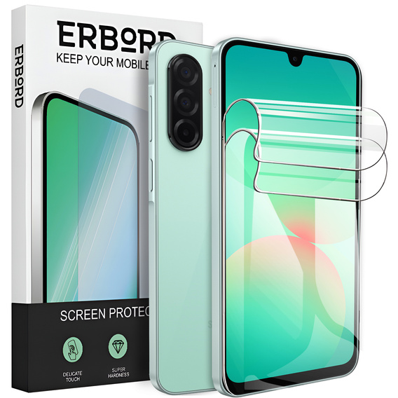 2x Folia Hydrożelowa do Samsung Galaxy A26 5G, ERBORD Hydrogel Foil