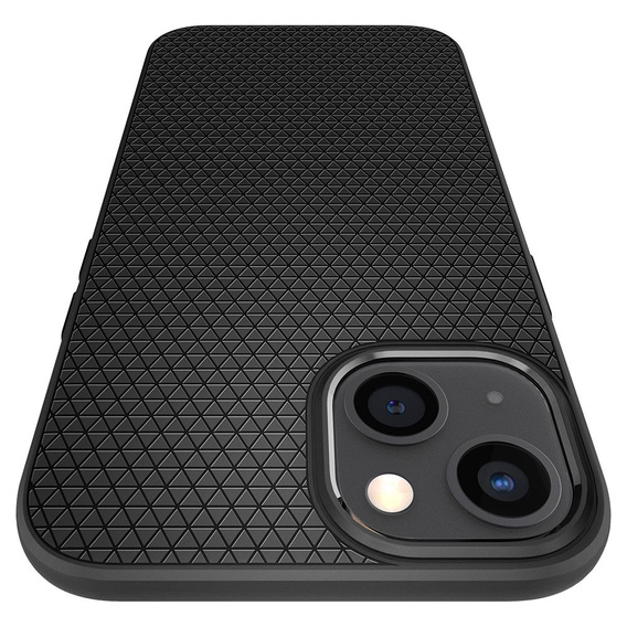 Etui Spigen do iPhone 13, Liquid Air, czarne + szkło