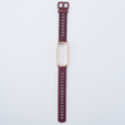 Pasek Silikonowy do Xiaomi Smart Band 10 / 9 / 8, Bordowy