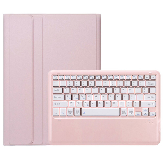 Etui z Klawiaturą Bluetooth do Samsung Galaxy Tab S10 FE+ X620 / X626B - różowe