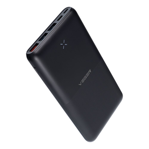 Powerbank VEGER S22 20000 mAh PD QC3.0 20W – Czarny