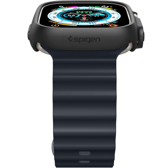 Etui SPIGEN do Apple Watch Ultra 1/2/3 49mm, Thin Fit, Czarne