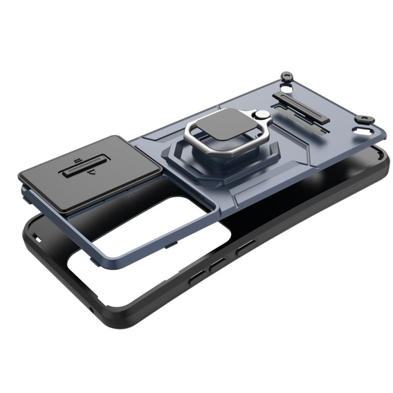Etui do Oppo Reno 11F 5G, KickStand Camera Lens, czarne