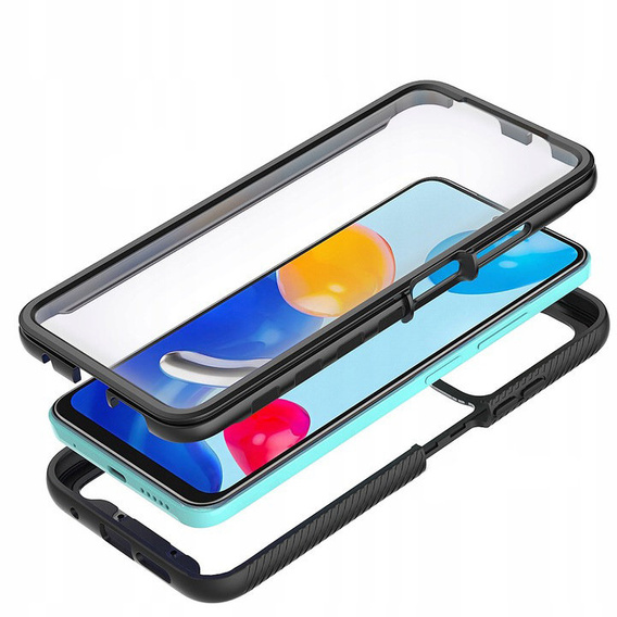 Etui do Xiaomi Redmi Note 11 Pro / Pro 4G, Shockproof, z folią, czarne