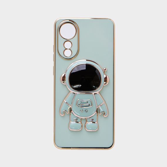 Etui do Oppo A78 4G, Astronaut, miętowe