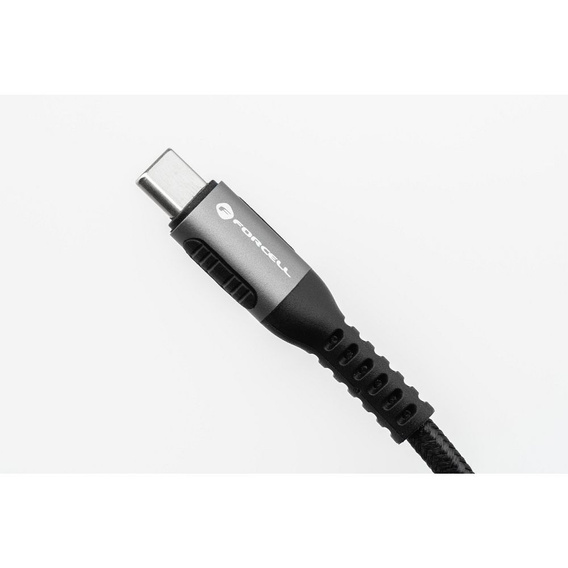 Forcell kabel USB Type-C do USB Type-C 5A 100W QC 4.0 120cm, czarny